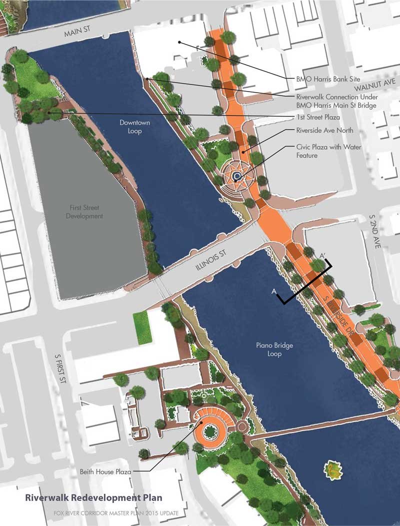 Fox River Corridor, IL - Strategy Master Plan-St. Charles Active River Project