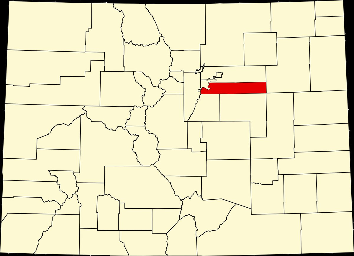 Foxfield, IL - File:Map of Colorado highlighting Arapahoe County.svg - Wikipedia